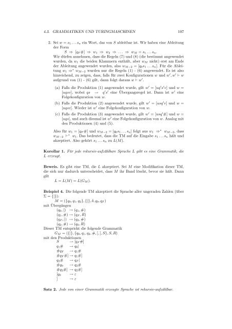 Skript in PDF - Theoretische Informatik - Technische Universität ...