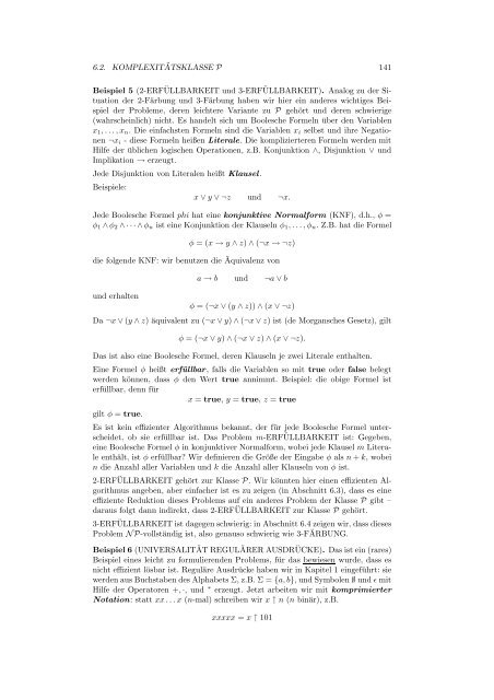 Skript in PDF - Theoretische Informatik - Technische Universität ...