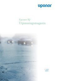 Utjämningsmagasin - Uponor AB