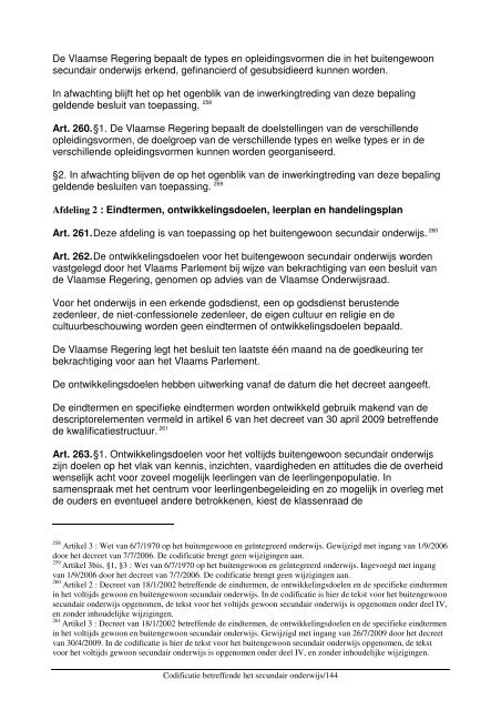 Codex Secundair Onderwijs - COC