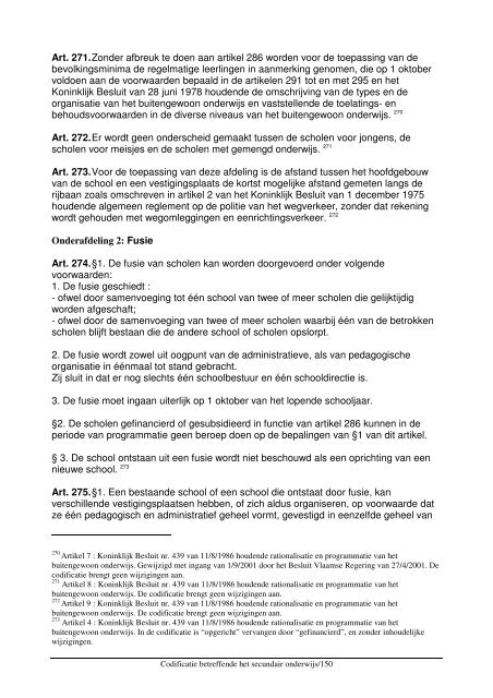 Codex Secundair Onderwijs - COC