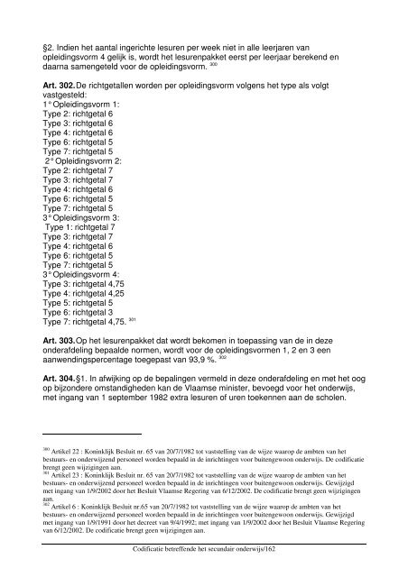 Codex Secundair Onderwijs - COC