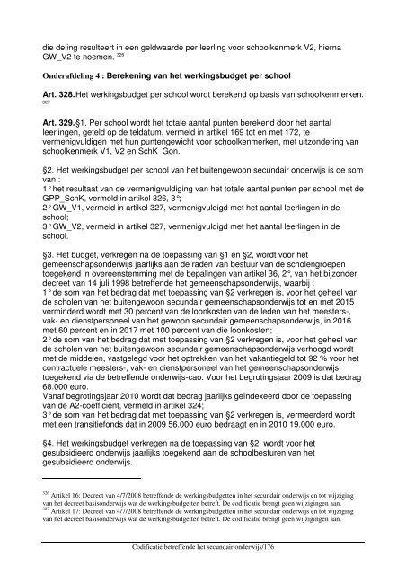 Codex Secundair Onderwijs - COC