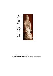 Vier Toespraken – 2012 - Maha Karuna Ch'an