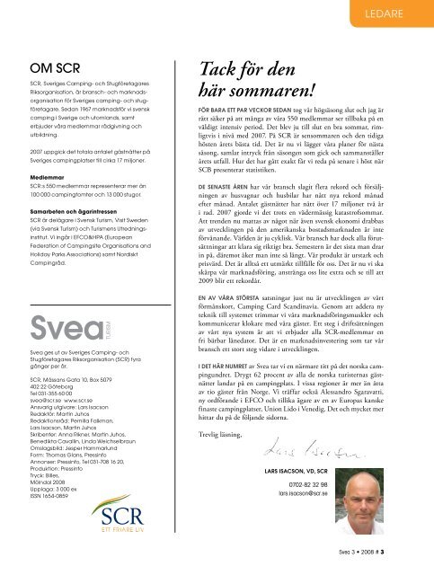 Svea 3 | Sep 2008 - SCR