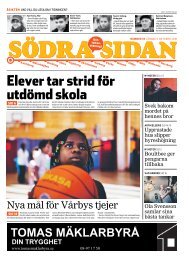 elever tar strid för utdömd skola - Södra Sidan