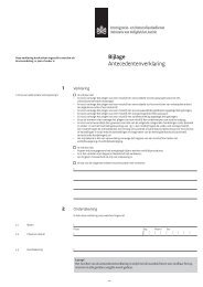 Antecedentenverklaring ind Antecedentenverklaring ind