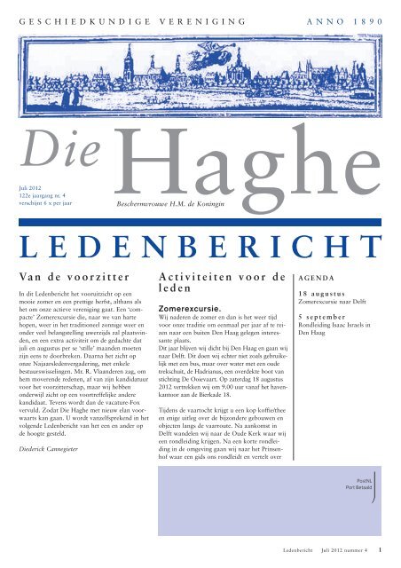 Klik hier om het ledenbericht van juli 2012 te lezen