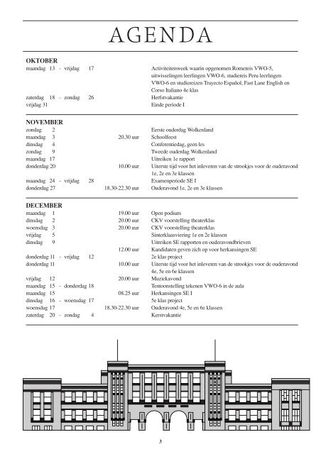 MEDEDELINGEN (oktober 2008) - Het Amsterdams Lyceum