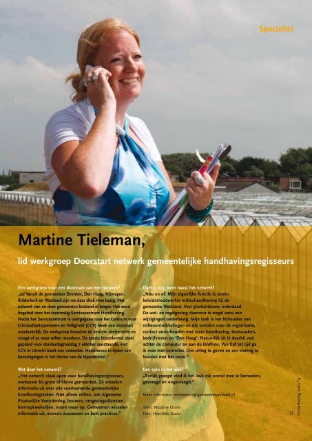 Download het gehele vakblad - Handhavingsportaal