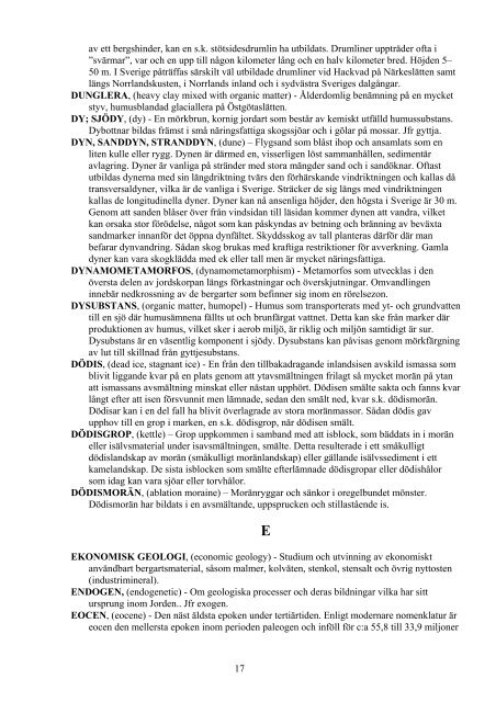 Liten Geologisk Encyklopedi - GeoNord