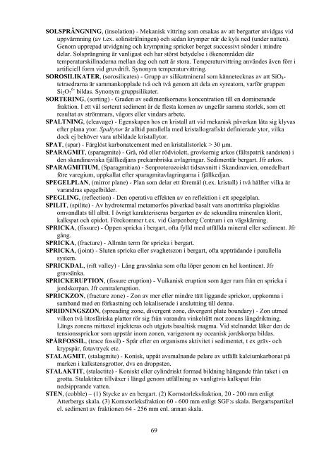 Liten Geologisk Encyklopedi - GeoNord