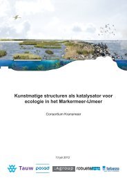 Bijlage 9 Kunstmatige structuren als katalysator voor ecologie in het ...