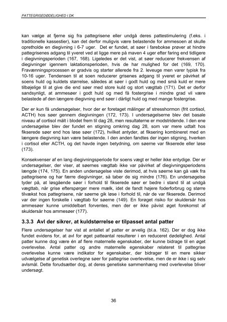 Rapport om pattegrisedødelighed - Dyrenes Beskyttelse