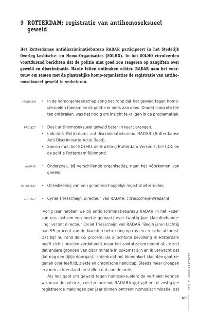 HomobeleidUitgelicht - Invoering Wmo