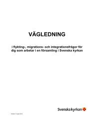 Vägledning i flykting-, migrations- och ... - Svenska kyrkan