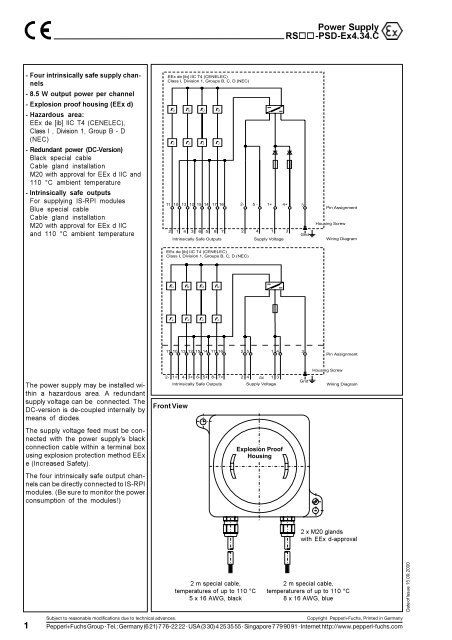 1 Power Supply RSoo-PSD-Ex4.34.C