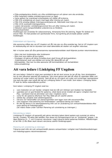 LFF Ungdom policys och modell - Alpha.pdf - Svenskalag.se