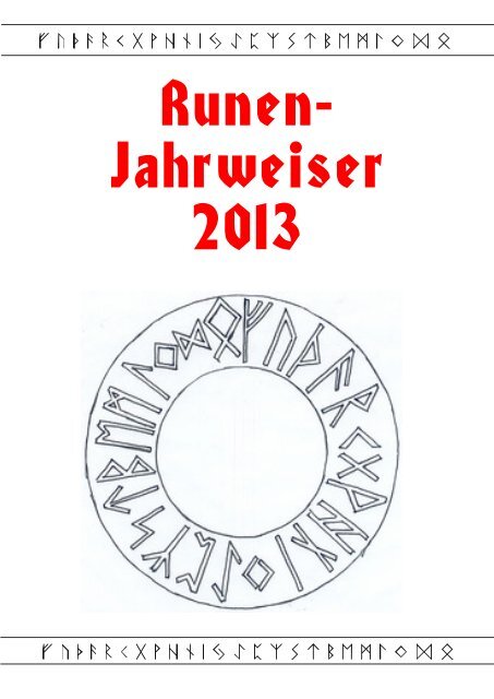 Runenkalender zum Herunterladen im PDF-Format (10,2 MB)