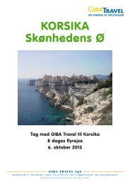 Se hele rejseprogrammet - GIBA Travel