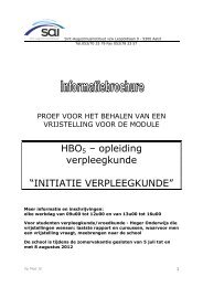 INITIATIE VERPLEEGKUNDE - Sint-Augustinusinstituut Aalst