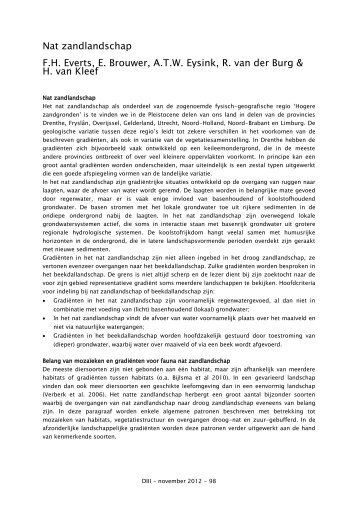Nat zandlandschap - Programmatische Aanpak Stikstof - Natura 2000
