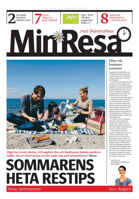 sommarens heta restips - Skånetrafiken