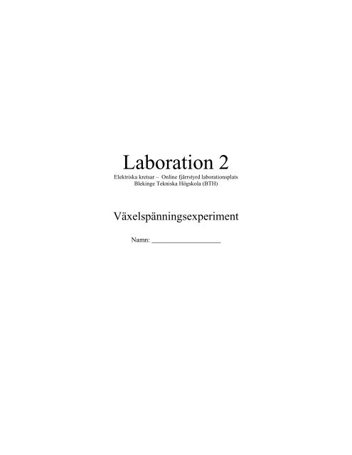 Laboration 2