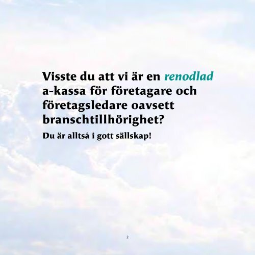 SHA a-kassa folder 2012.pdf - Svensk Handel