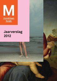 Jaarverslag 2012 - Mondriaan Fonds