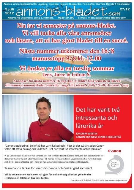 5 juli - annons-bladet.com