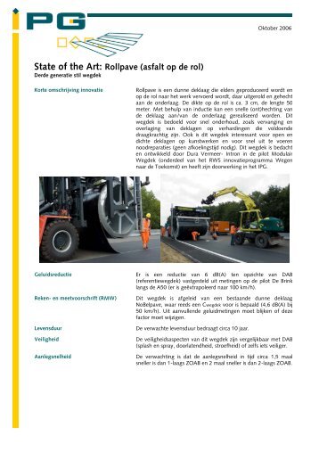 Rollpave Factsheet 2006.pdf - snellerinnoveren.nl