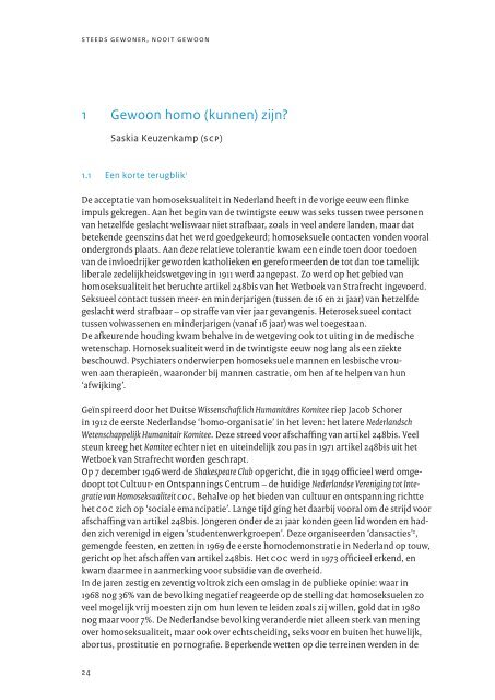 Steeds gewoner, nooit gewoon.pdf - Sociaal en Cultureel Planbureau