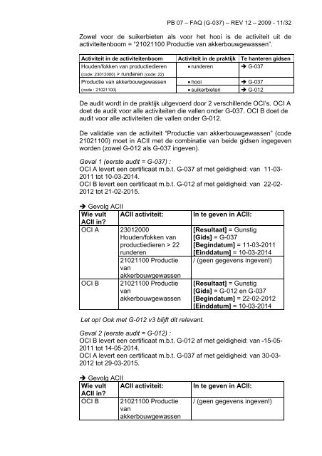 FAQ - Gids voor autocontrole van de primaire dierlijke ... - Codiplan