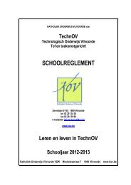 Schoolreglement - Katholiek Onderwijs Vilvoorde vzw.