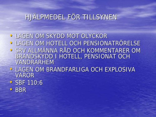 HOTELL OCH VANDRAREM.pdf - Räddningstjänsten