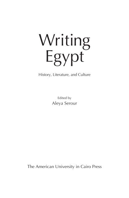 Download Free Pdf The American University In Cairo Press