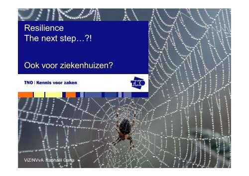 Resilience The next step…?!