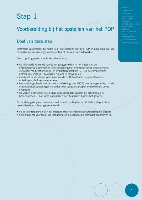 Ontwikkelen van de persoonlijke competenties - Fedweb