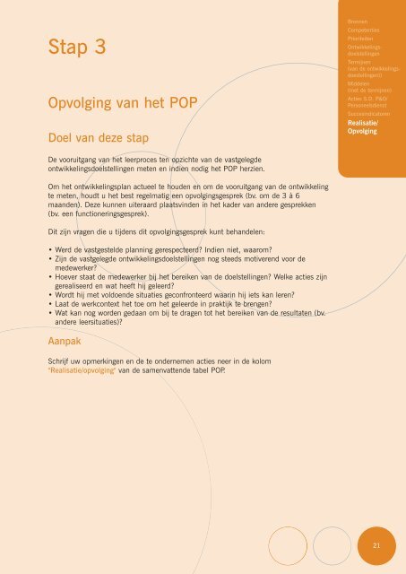 Ontwikkelen van de persoonlijke competenties - Fedweb