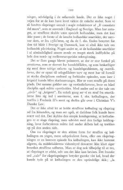 Kølhaling og råspring, et par gamle sømandsstraffe, s. 89-132