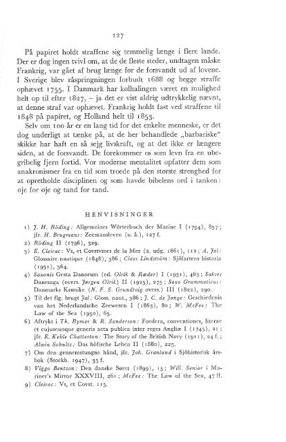 Kølhaling og råspring, et par gamle sømandsstraffe, s. 89-132