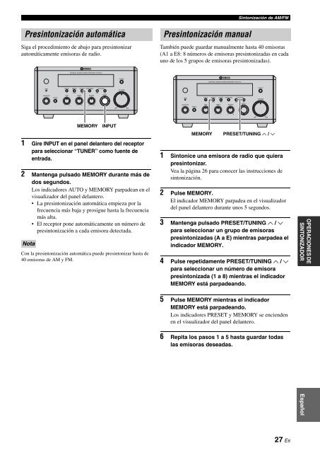 AMPLI-TUNER/LECTEUR CD RECEIVER/CD PLAYER - Prostage