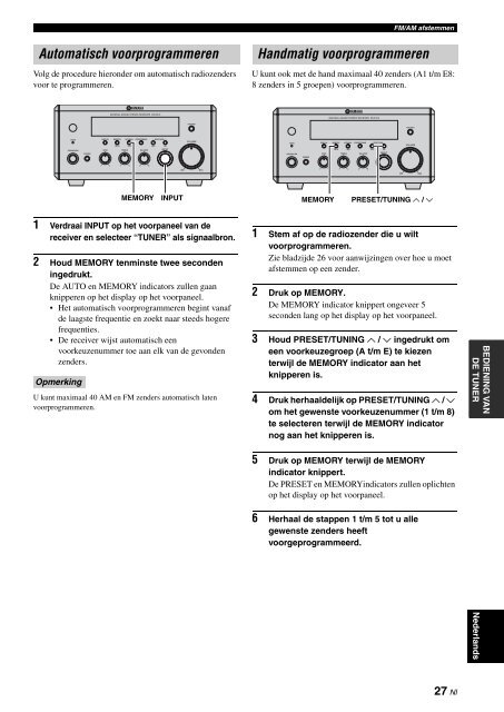 AMPLI-TUNER/LECTEUR CD RECEIVER/CD PLAYER - Prostage