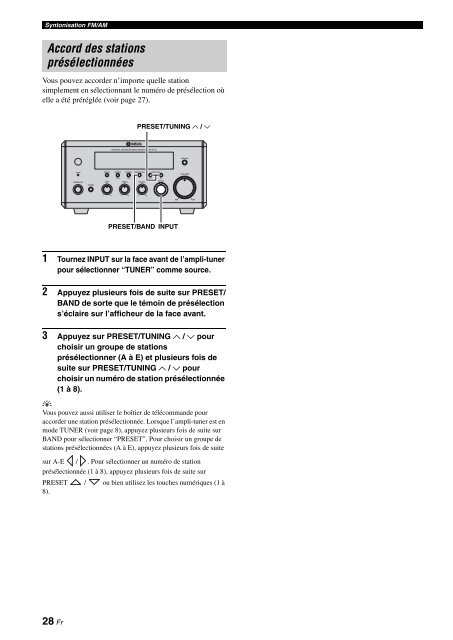 AMPLI-TUNER/LECTEUR CD RECEIVER/CD PLAYER - Prostage