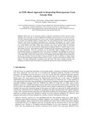 An XML-Based Approach to Integrating Heterogeneous Yeast Genome Data