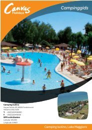 Camping Isolino - Canvas Holidays