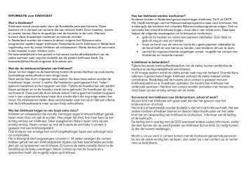 folder kinkhoest - GGD Amsterdam
