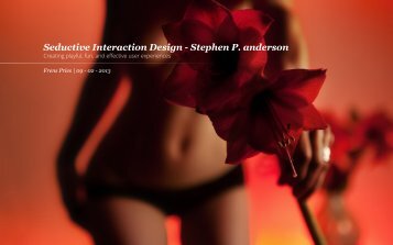 Seductive Interaction Design - Stephen P. anderson - Frank & Frens