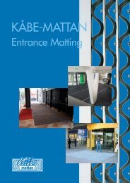 Brochures Entrance Matting - Kåbe-Mattan AB